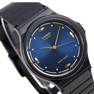 Casio Blue Gold Marker Classic Watch Resin Band